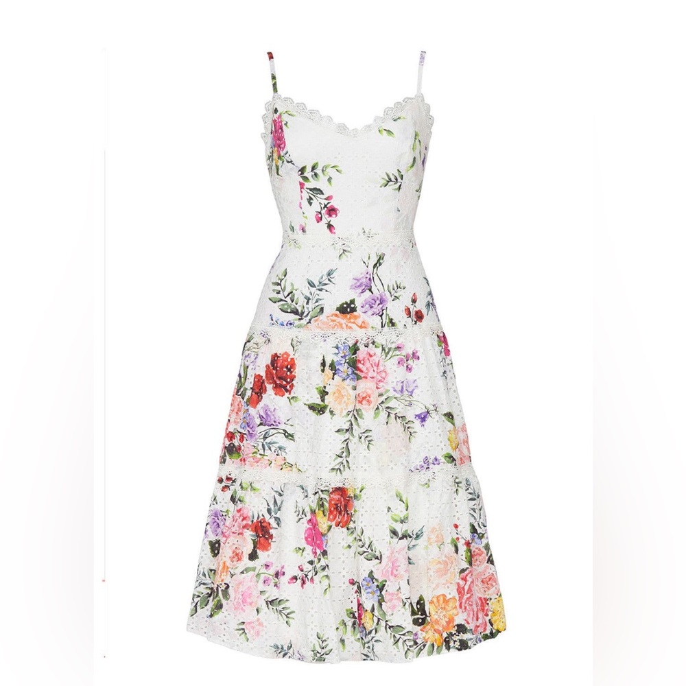 Marchesa Floral Dress